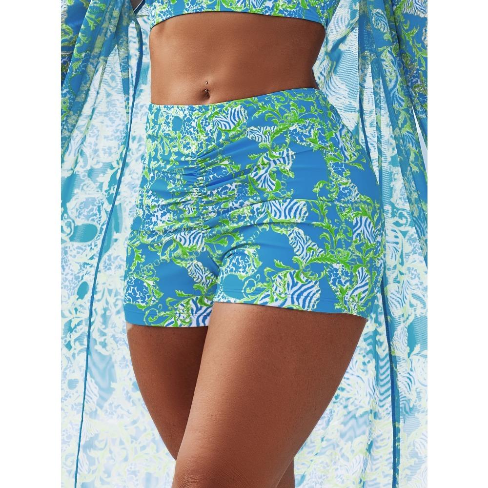 2025 New Stylish Bikini Three-Piece Set with Cover-Up