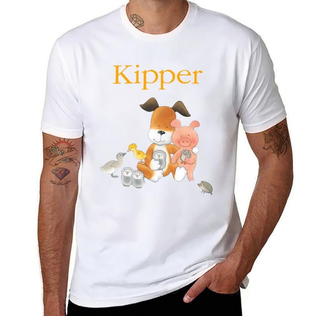 Cute Kipper The Dog Tshirt Large Size Basic Casual Tshirt
