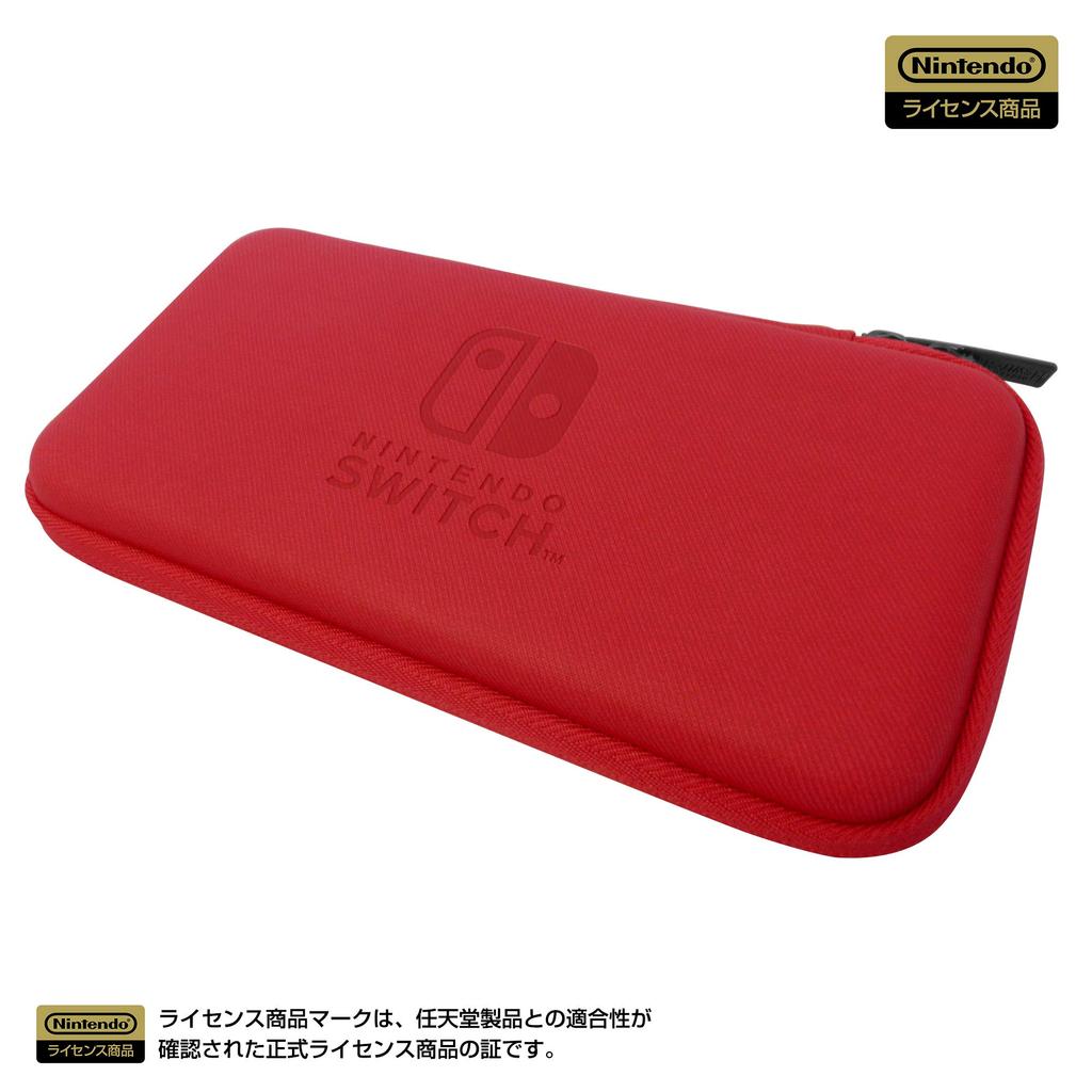 [Nintendo Licensed Product] Slim Hard Pouch for Nintendo Switch Lite Red [Compatible with Nintendo Switch Lite]
