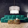 Cake Single Pendant Chandelier Gold Rope Gold Striped Living Room Pendant Lamp