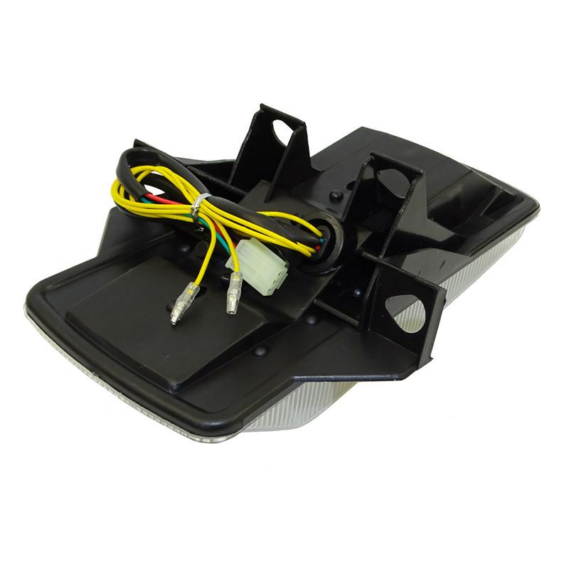 waase For Suzuki SV1000 SV1000S 2003 2004 2005 2006 2007 2008 2009 Rear Tail Light Brake Turn Signals Integrated LED Light