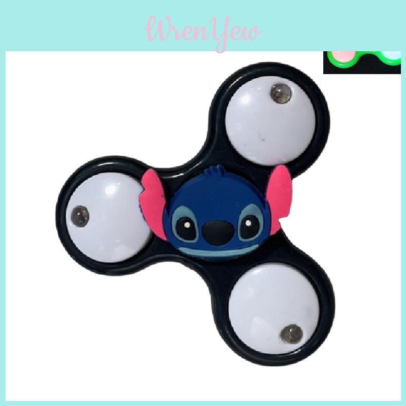 Светодиодная мигающая фиджет-игрушка для пальцев Stitch со стимуляцией концентрации для снятия стресса
