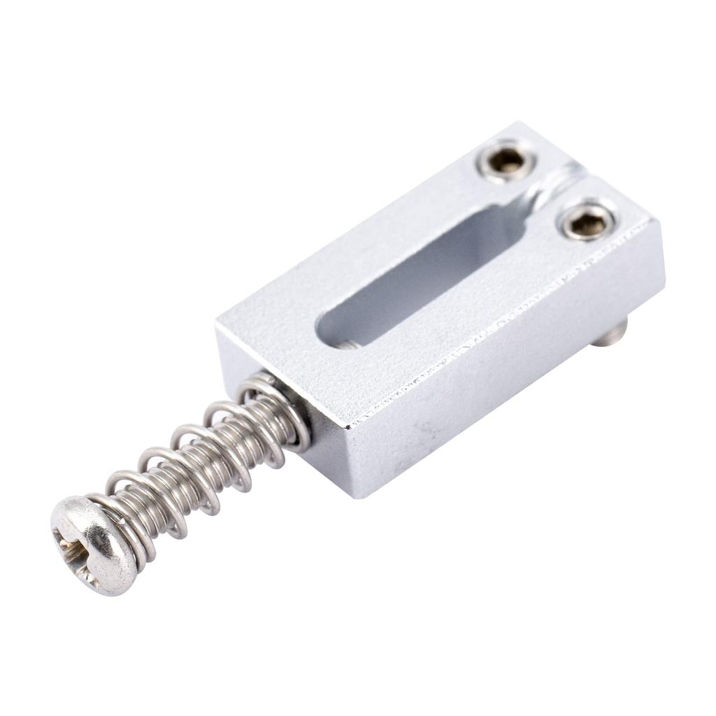 Musiclily Ultra 10.5mm Brass Bridge Saddles for ST Strat/TL Telecaster Electric Guitars, Chrome (Set of 6)