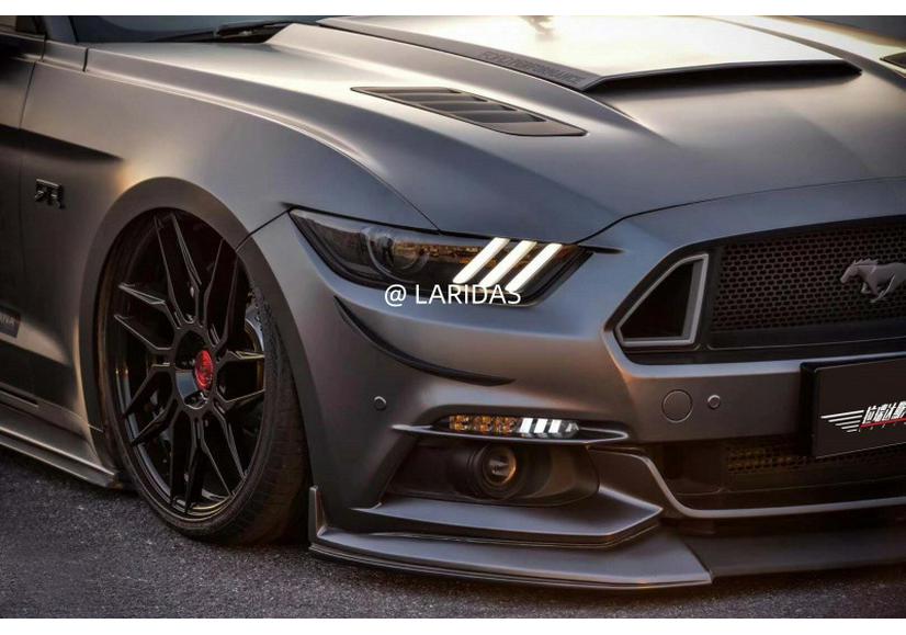 2015-2017 Ford Mustang S550 Передние накладки на бампер