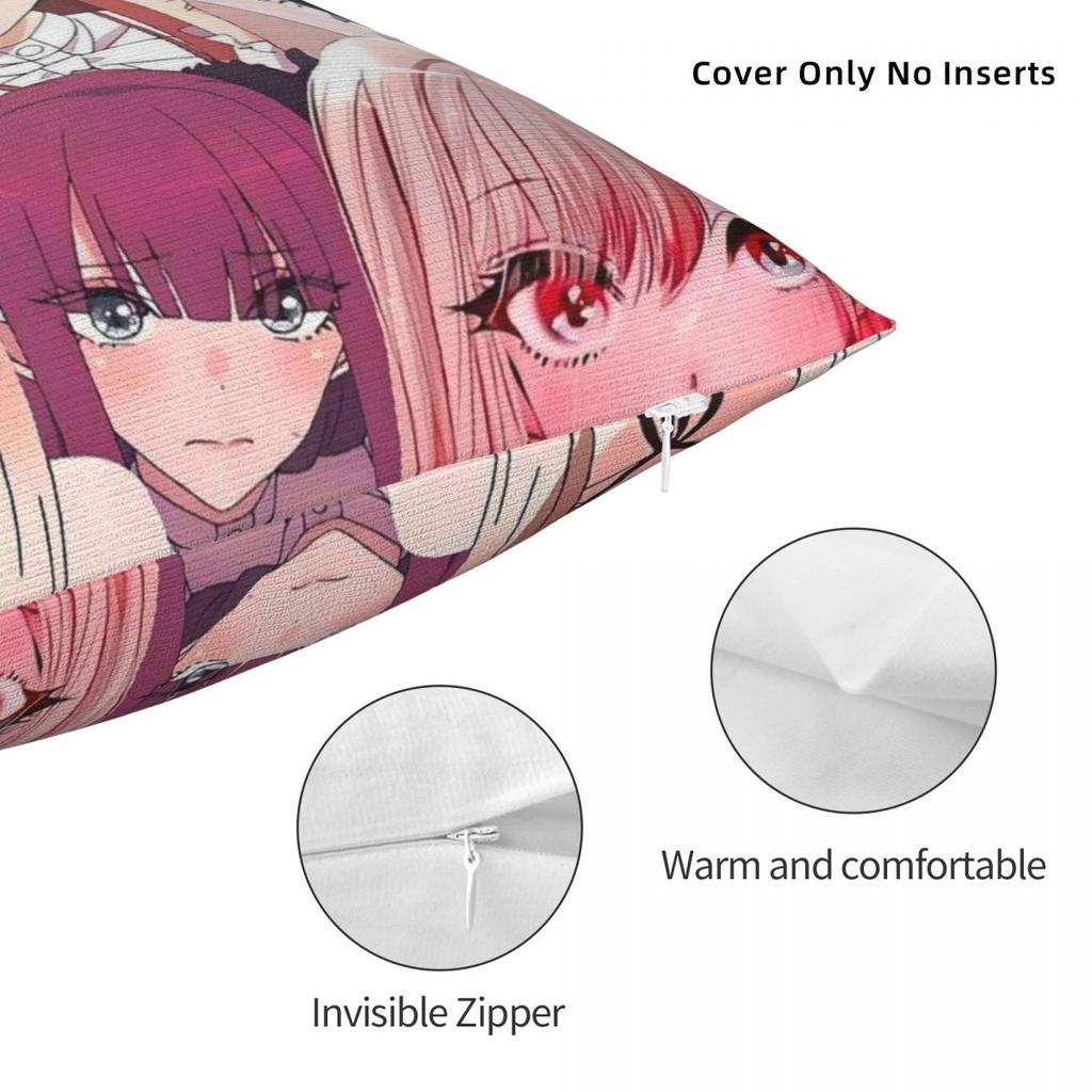My Dress Up Darling Marine Kitagawa Pillow Cover Pillow Case For Office Car Home Decorative Cushion Cover Square Pillowcases