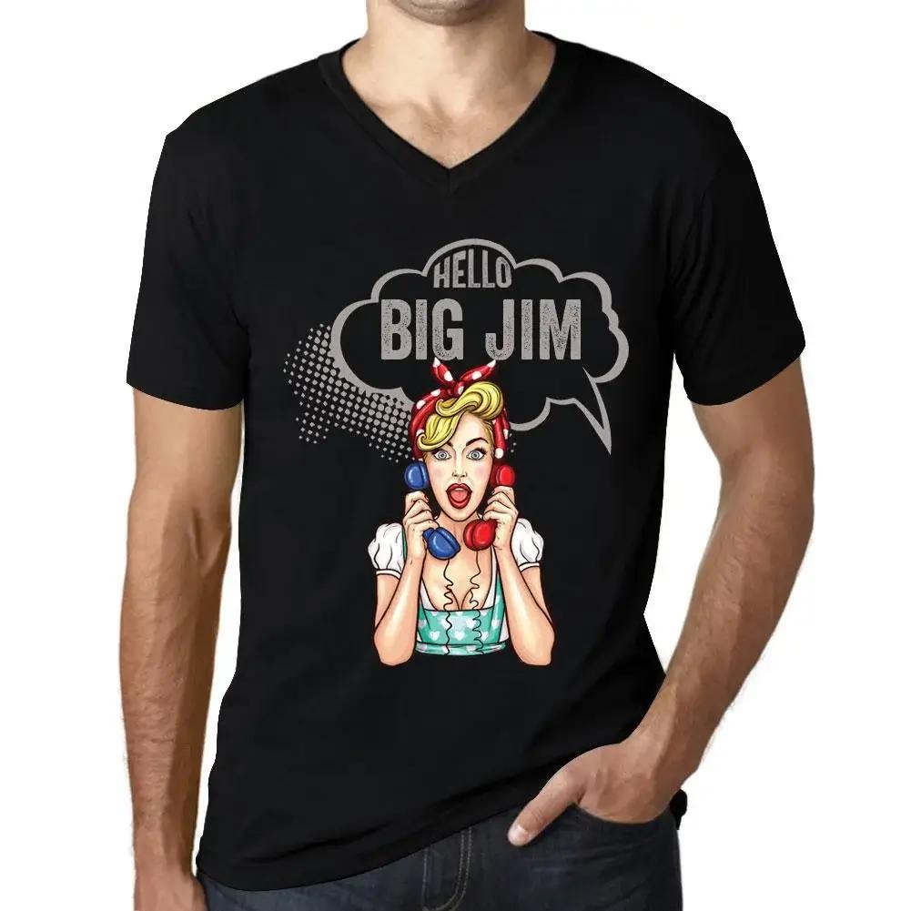 Men's Graphic T-Shirt Hello Big Jim Eco-Friendly Limited Edition Short Sleeve