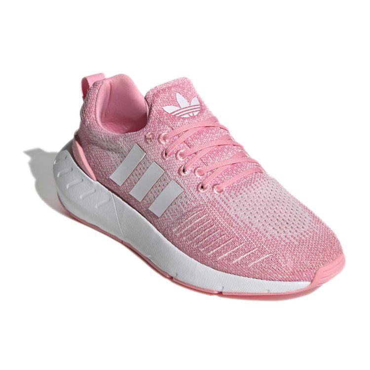 Adidas Swift Run 22 Светло-розовые женские кроссовки Cloud-White Почти-розовые GV7972