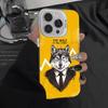 ТВ Волк С-Уолл С-Стрит Чехол для телефона для IPhone 16 15 14 13 12 11 17 Pro Max Plus Цвет Серебряный Корпус