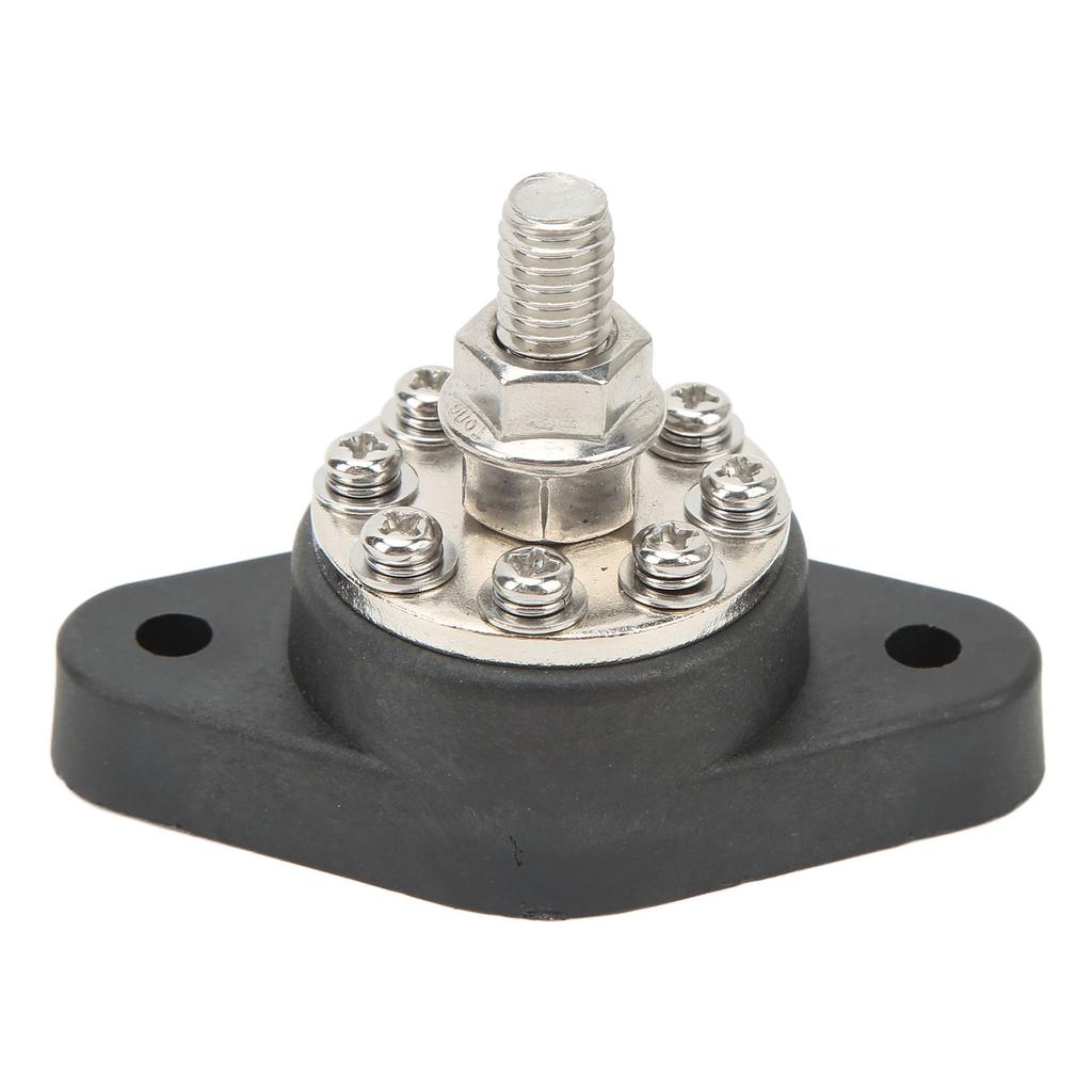 Power Distribution Block 8 Terminal 3 8in M10 12V‑48V 160A Universal for Cars RVs Boats Trucks