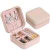 Portable Jewelry Box Jewelry Organizer Display Travel Jewelry Case Boxes Leather Storage