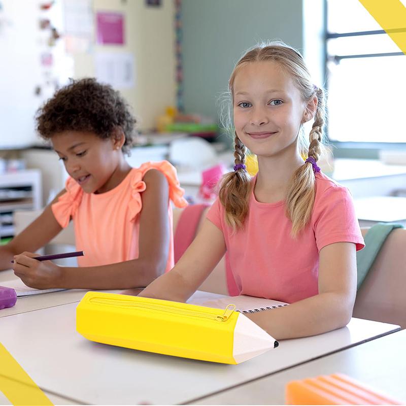 Силиконовый пенал-сумка, чехол, коробка, наполнители для чулка, милый, креативный, конфетного цвета, большой вместимости, органайзер на молнии, сумка для хранения, коробка, приятный подарок