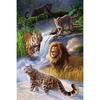 5D Алмазная картина Лев Мать и сын Набор для вышивки крестом Ручная алмазная вышивка Горный хрусталь