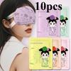 10pcs Hot Compress Steam Eye Mask, Five Fragrances, Mild Texture, Moist Steam, Constant Temperature Heating, Moisturizing Eye Muscles