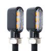 KICARYAJP Motorcycle Turn Signal, LED, Small, High Visibility, Ultra Brightness, General Purpose, Clear, M8,