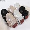 Super Soft Flat Shoes Spring New Bowknot Spring Soft Bottom Bean Shoes