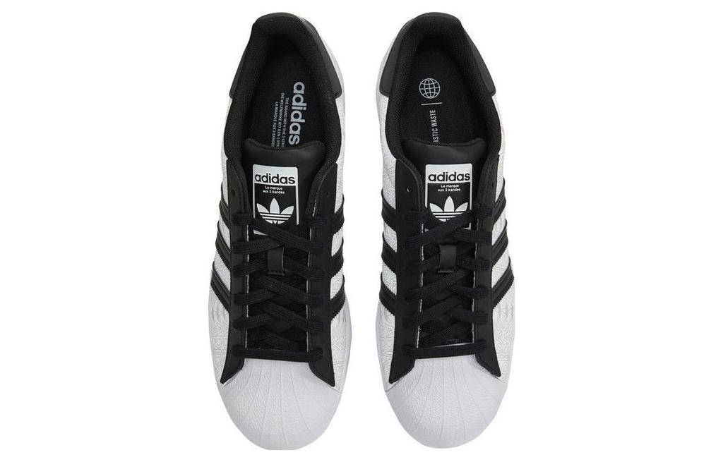 adidas Superstar 'Светоотражающий логотип по всей поверхности - Белый Черный' GW7254