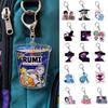 Korean Pop Cartoon Charm Acrylic Anime Character Boy Tiger Keychain Charm Cute Bag Backpack Charm Collectible Gift for Fans