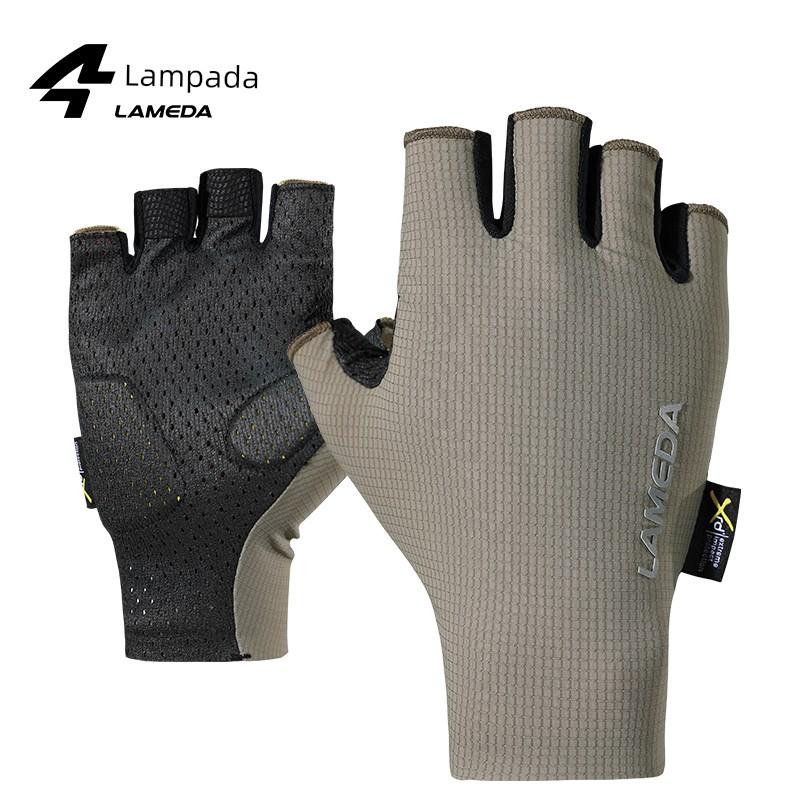 Lampada 2025 New Shock-Absorbing Anti-Slip Cycling Gloves Half-Finger 2066 Spring and Summer Men's and Women's Road Bike Equipment