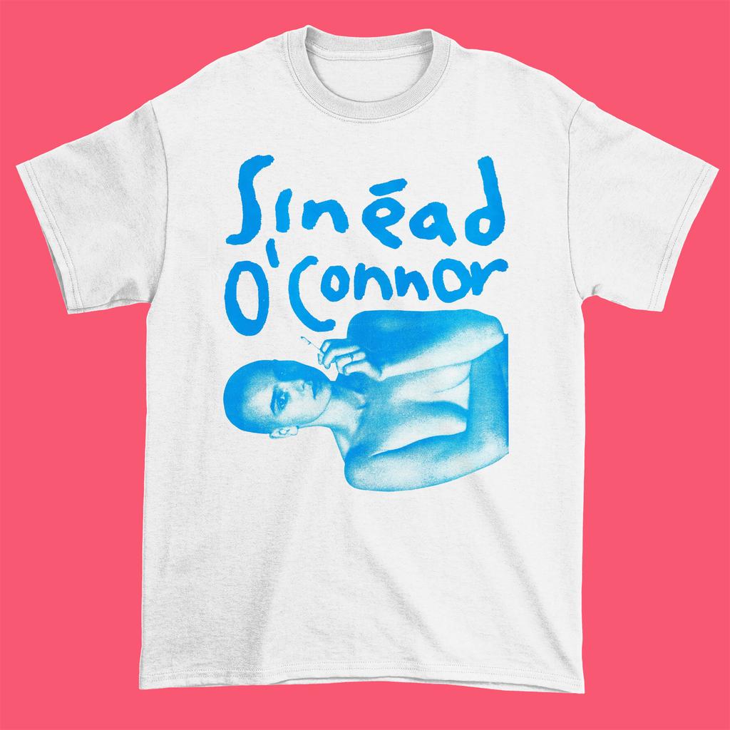 Sinead O' Connor Music Concert Tour Cotton White Full Size Shirt TU343