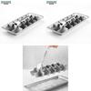 Premium 304 Stainless Steel Ice Cube Mold For Homemade Ice Blocks Fast Freezing Tray