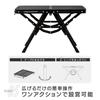 Yamazen Campers Collection Toughlight Action Table Mini, Складной, Уличный стол с двумя уровнями высоты, TAT-5630(МБК)