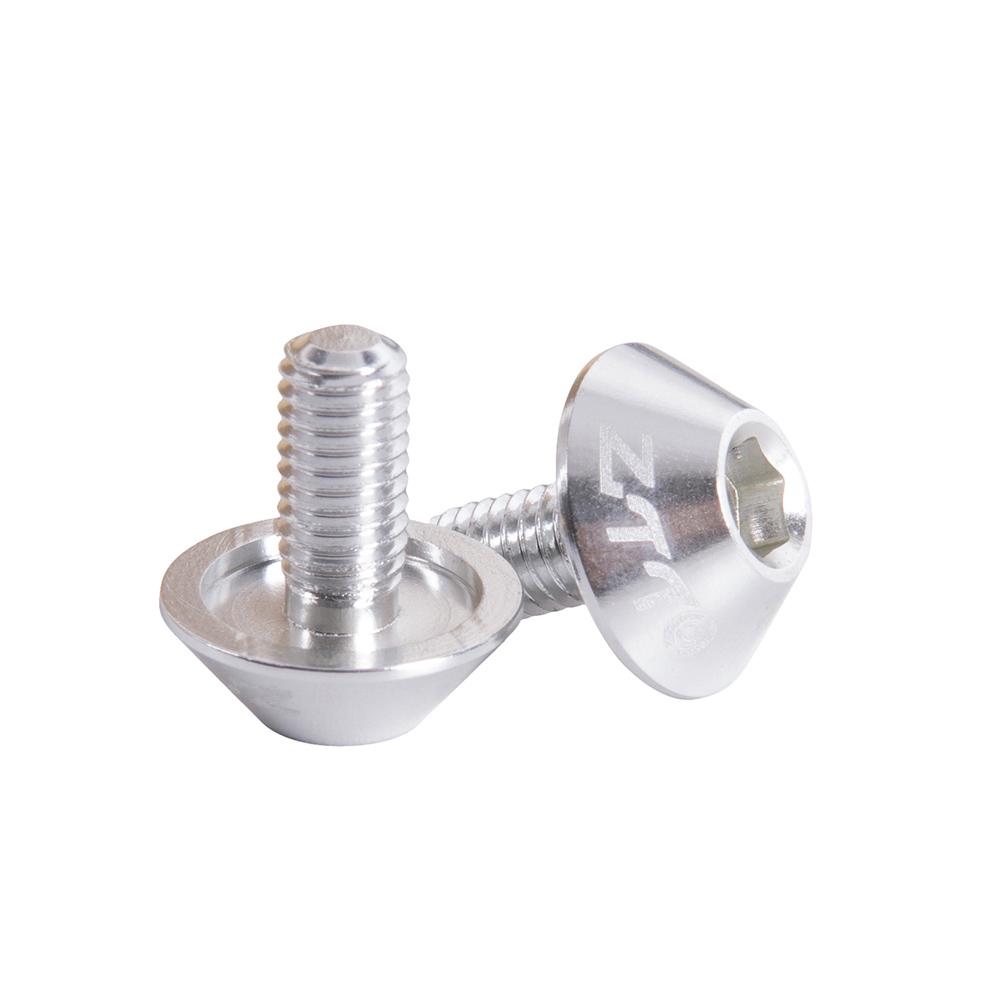 ZTTO Bicycle Bottle Cage Bolt Aluminum alloy M5x10mm Screw Black red purple gold green M5 UltraLight hex Allen Key Socket screws 6