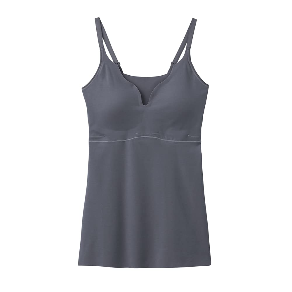 GUNZE KIREILABO Майка для беременных, угольный цвет, размер M, бюстгальтер, облегающая, женская KB7158, серый,