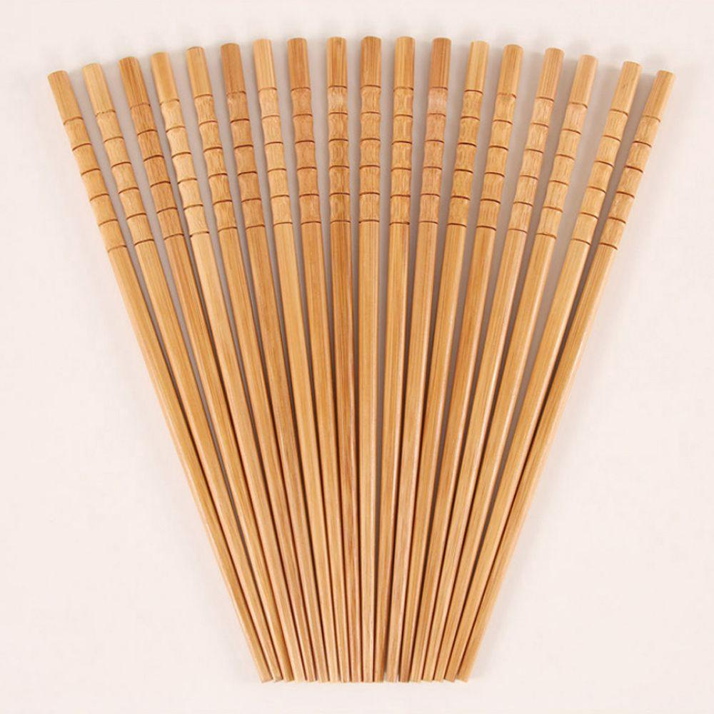 Chinese Food Natural Bamboo Home & Kitchen Dinnerware Wood Chopsticks Wooden Tableware Flatware