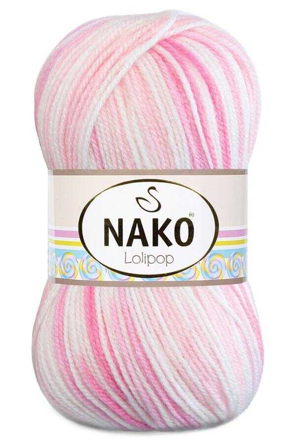 Пряжа для ручного вязания Nako Lolipop, 4 шара, 100 грамм, 230 метров, 28 цветов, премиум, акрил, мягкий, детский, свитер, кардиган, шарф, шапочка, одеяло, аксессуар-сделай сам