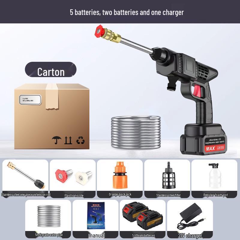 Электрический беспроводной пистолет для мойки автомобилей высокого давления