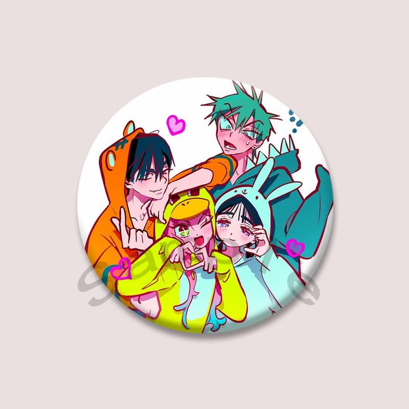 Anime Character Till Ivan Hyuna Sua Mizi Button Pins Cartoon Alien Stage Brooches Badge Backpack Shirt Accessories Jewelry Gifts