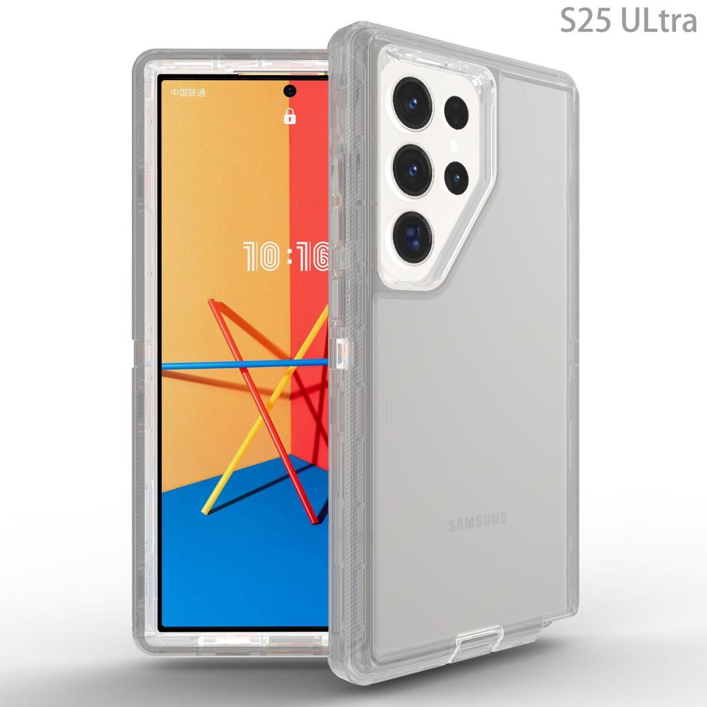 Совместимо с чехлом для Samsung S26 Ultra и прозрачным прочным роботом, подушками безопасности для S25 Ultra, чехлом для S24 Ultra