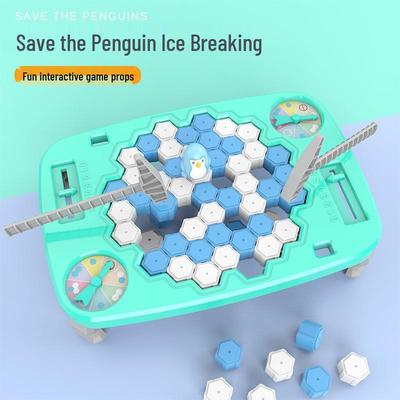 Спасение пингвинов - игра на разбивание льда: Интерактивная обучающая игрушка для родителей и детей