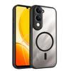 KEYSION Transparent Magnetic Phone Case for VIVO Y04 Y04s Soft Silicone+PC HD Clear Shockproof Back Cover for VIVO Y29s Y29t 5G