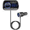 Bluetooth Dual USB FM-передатчик Зарядное устройство Автомобильный звонок Громкая связь MP3-аудиоплеер