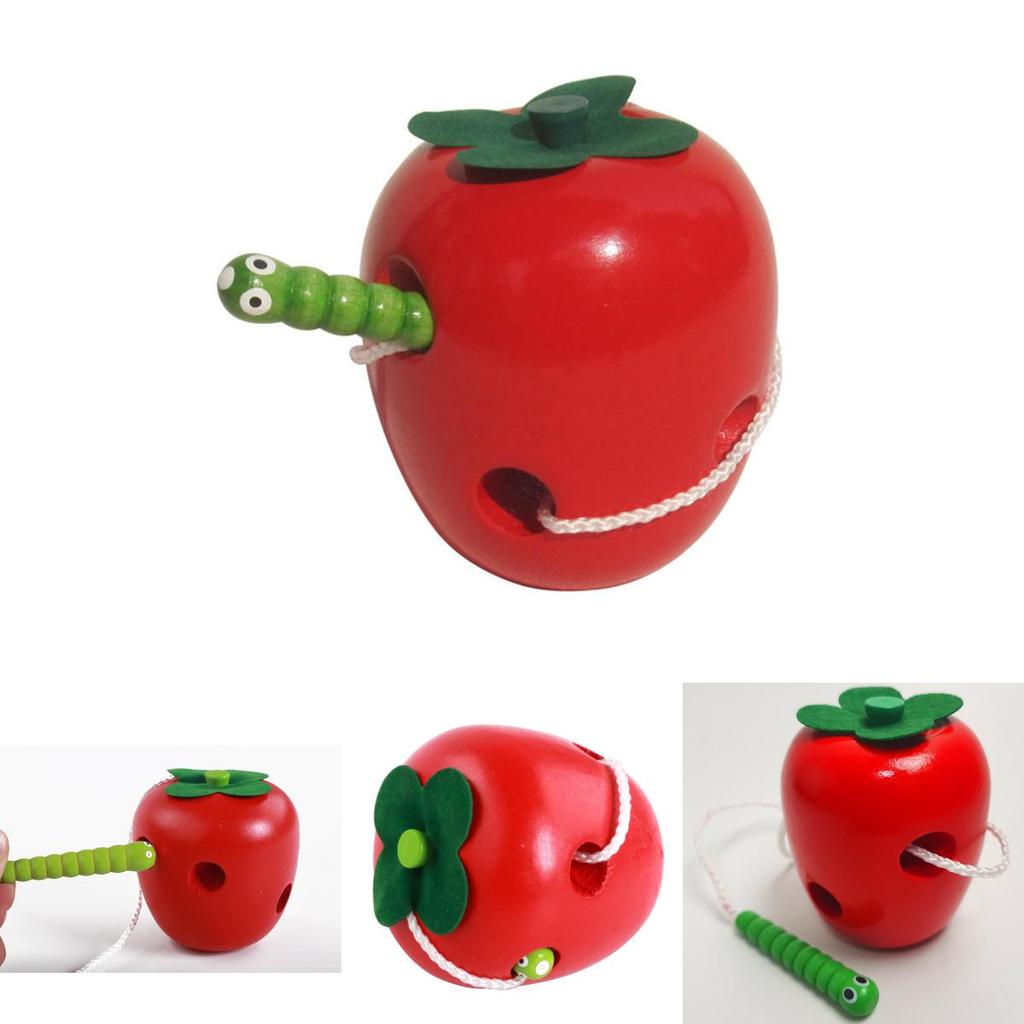 Деревянная игрушка для нанизывания для дошкольников с DIY-развлечениями для обучения в раннем возрасте