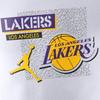 Jordan Мужская баскетбольная футболка Dri-Fit NBA Los Angeles Lakers с принтом, белая DA6629-100