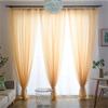 Однотонные разноцветные тюлевые прозрачные оконные шторы для украшения гостиной, белые шторы для комнаты, спальни, кухни, вуаль, шторы из органзы, шторы