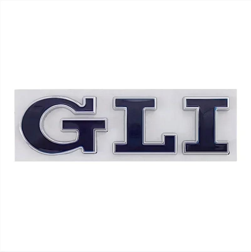 3D Metal Car Letters GLI Logo Rear Trunk Front Grill Badge GWST4E Emblem Sticker Decals For Jetta MK2 MK4 MK5 MK6 MK7 MK8 FR5