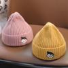 Плюшевая детская теплая шапка, утолщенная шапка-пуловер, новые шапки-бонеты, для улицы