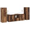 Bathroom Furniture Set 5 Pcs Reclaimed Wood 33 X 34.5 X 100 Cm