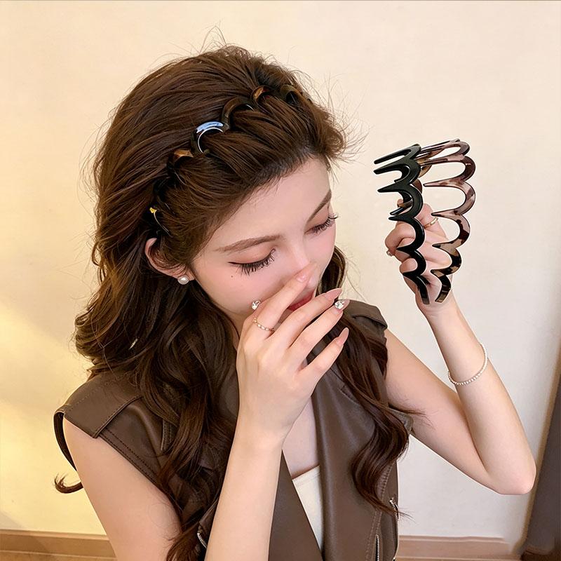 Elegant Teeth Non-slip Hair Comb Hairband For Women Girls Sweet Hair Ornament Simple Hairband Hair Hoop Fashion Hair Accessories