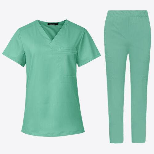 Unisex Medical Uniforms Doctor Men Nursing Clothes Beauty Costume Nurse Scrubs Sets Dentist Workwear Clinical Tops Pants