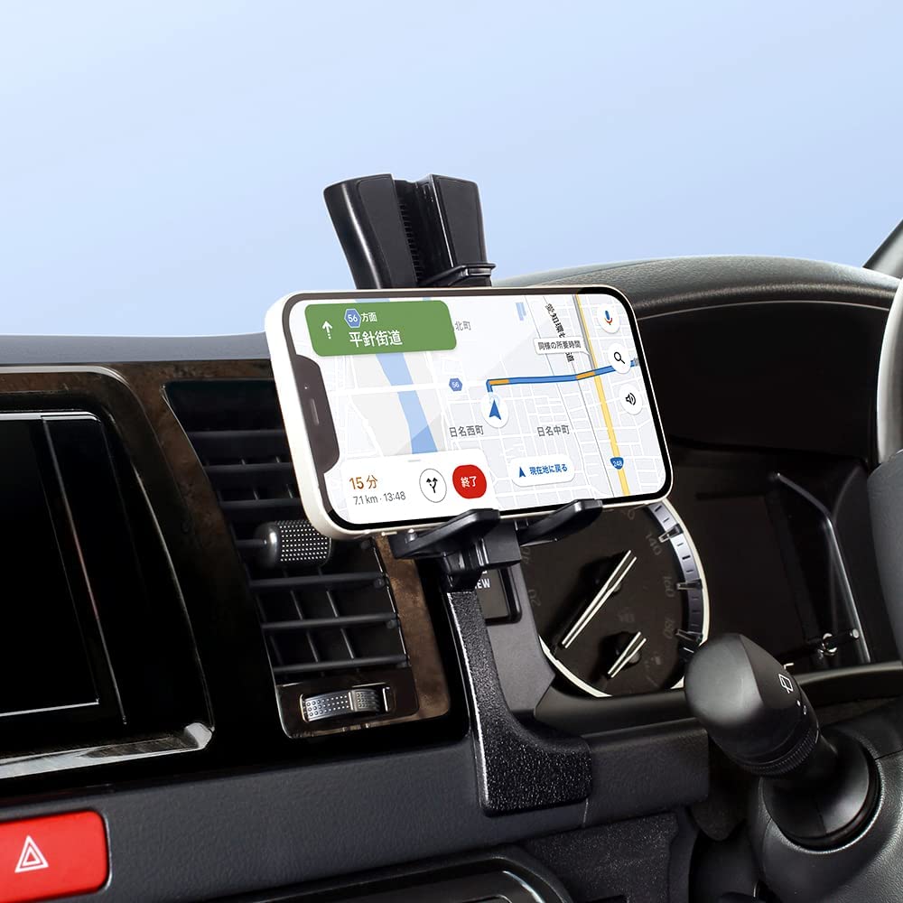 YAC 200 Series Hiace Эксклюзивный держатель для напитков на сиденье водителя Эксклюзивный дизайн внутри автомобиля TOYOTA HIACE SY-HA1+Смартфон SY-HA2