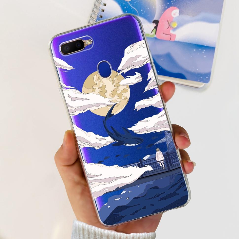 Силиконовый чехол для телефона для OPPO A5S Чехол AX5s CPH1909 Мягкая задняя крышка из ТПУ для Oppo A7 AX7 CPH1901 CPH1903 Чехлы Capa Coque Fundas