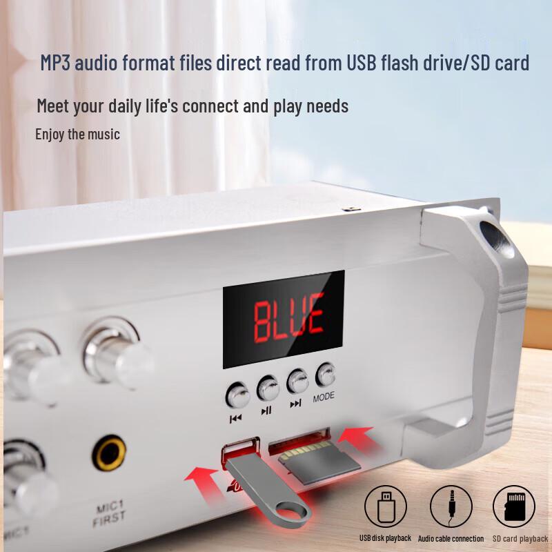 SAST PA-усилитель 500 Вт Bluetooth с постоянным напряжением, штепсель CN (адаптер в комплекте)