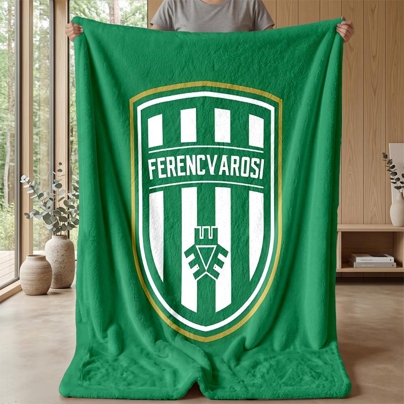 Ferencvaros Theme blanket Soft Flannel Fleece Blanket Warm Lightweight Throw Blanket for Home Sofa Bed
