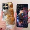 For Motorola Moto G57 Power Case XT2537-5 Cool Lion Dragon Painted Cover Soft TPU Phone Cases For Motorola Moto G67 Power Fundas