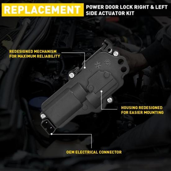 Привод замка двери с электроприводом, левый и правый, для Ford F150 F250 F350 Lincoln Mercury EA