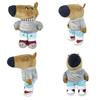 Meme Guy Chill Cartoon Dog Plush Toy Stuffed Animal Doll Kids Birthday Gift
